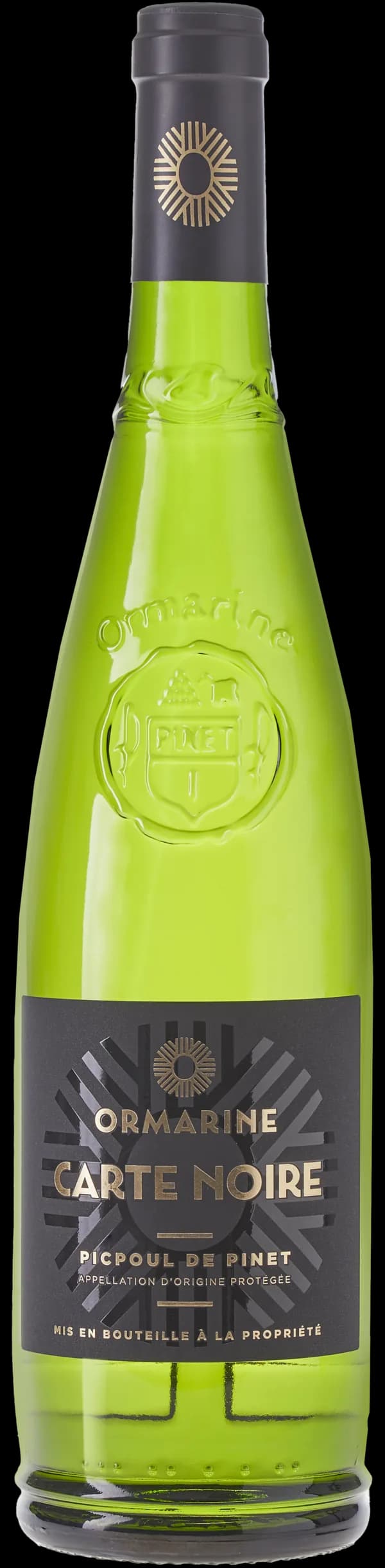 Bouteille de Carte Noire — CAVE DE L'ORMARINE, vin blanc