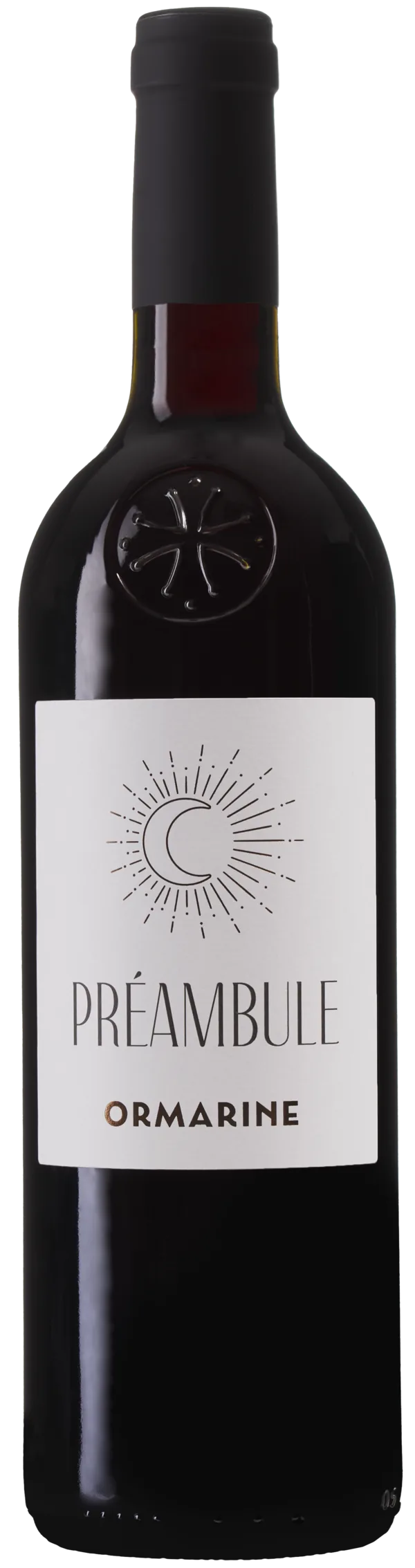 Bouteille de Préambule Rouge — CAVE DE L'ORMARINE, vin rouge