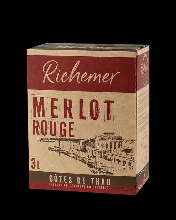 Bouteille de BIB (Bag-In-Box) — CAVES RICHEMER AGDE-MARSEILLAN, vin blanc/rosé/rouge