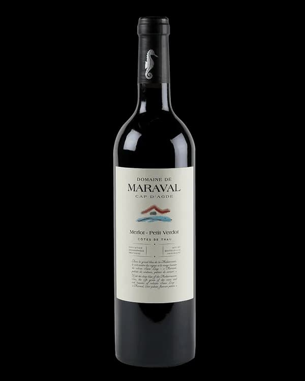 Bouteille de Maraval — CAVES RICHEMER AGDE-MARSEILLAN, vin blanc/rouge